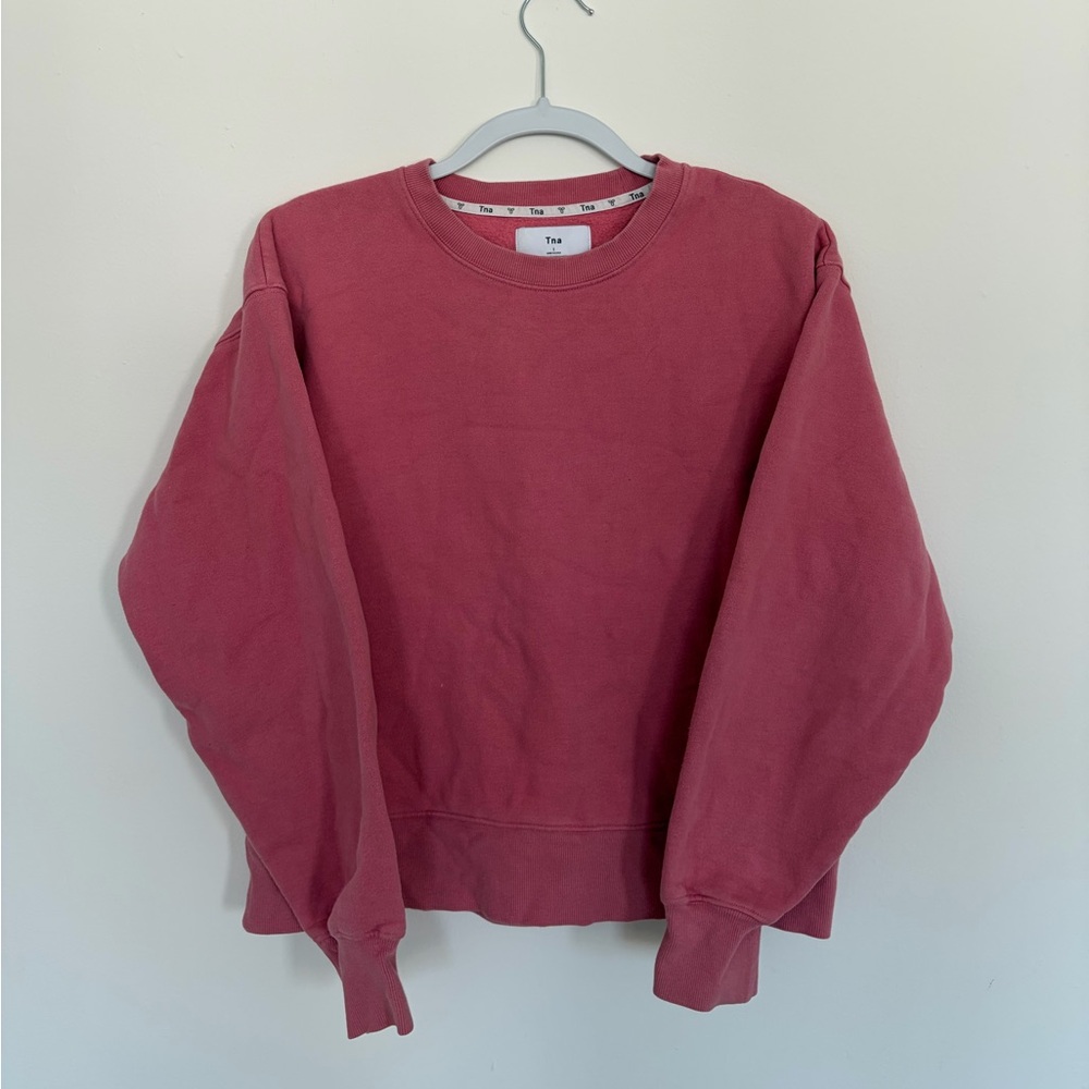Pink TNA crew neck